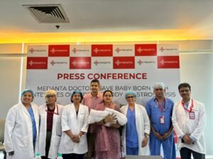 Multidisciplinary team at Medanta Gurugram saves newborn with Gastroschisis
